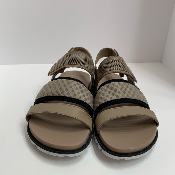 Sorel Roaming Decon Sligback Flats Sandals Sz 7.5 Tan Gladiator Ankle Strap - Picture 4 of 16